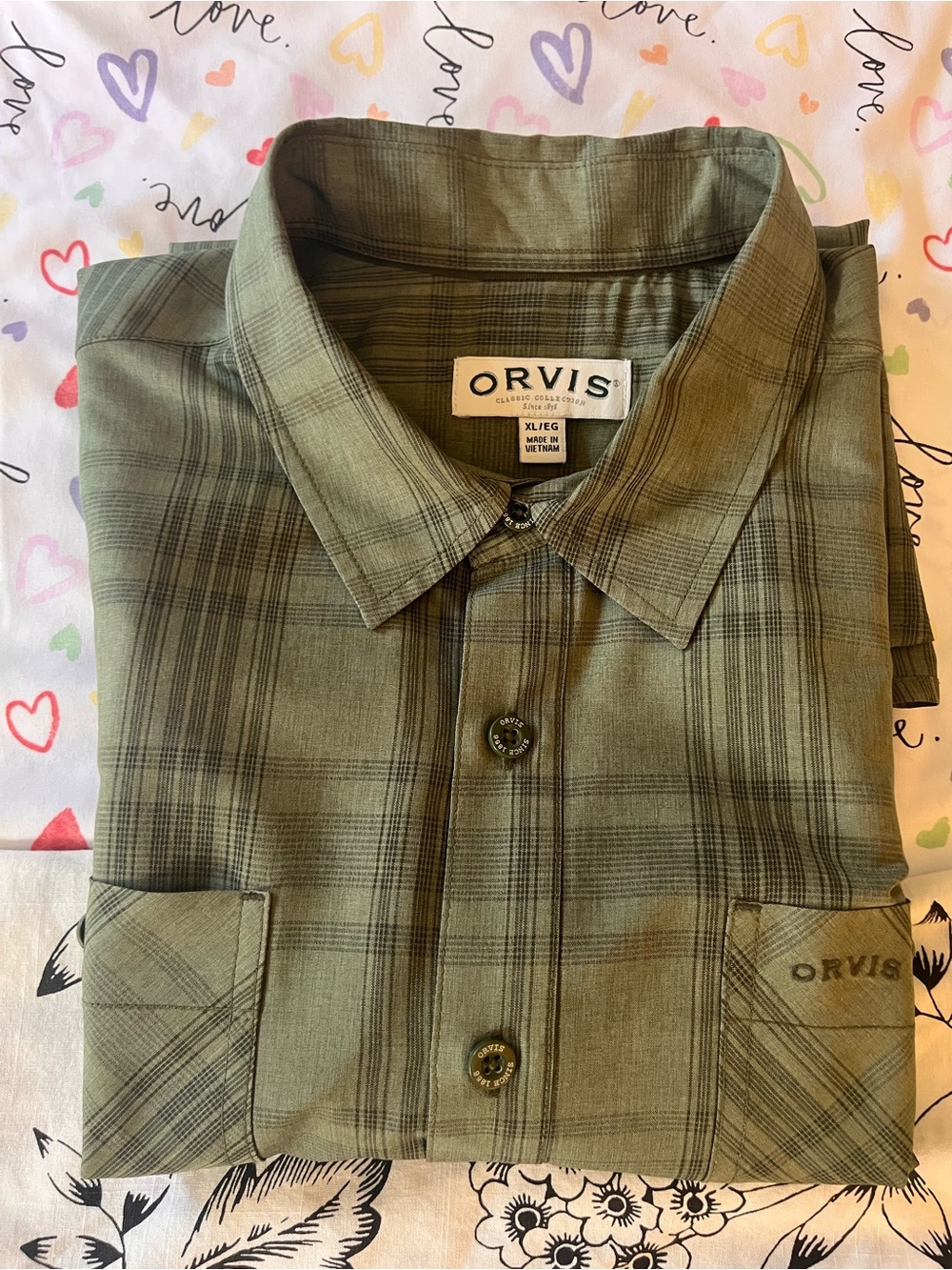 Orvis classic collection men’s shorts sleeve shirt
